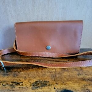 Portland Leather Goods Honey Deluxe Accordion Purse